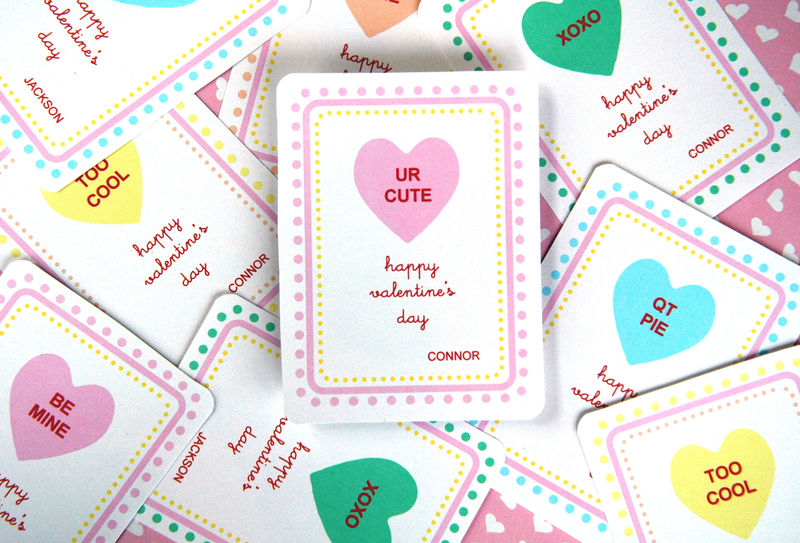 Free printable Valentine's card from Bunny cakes 