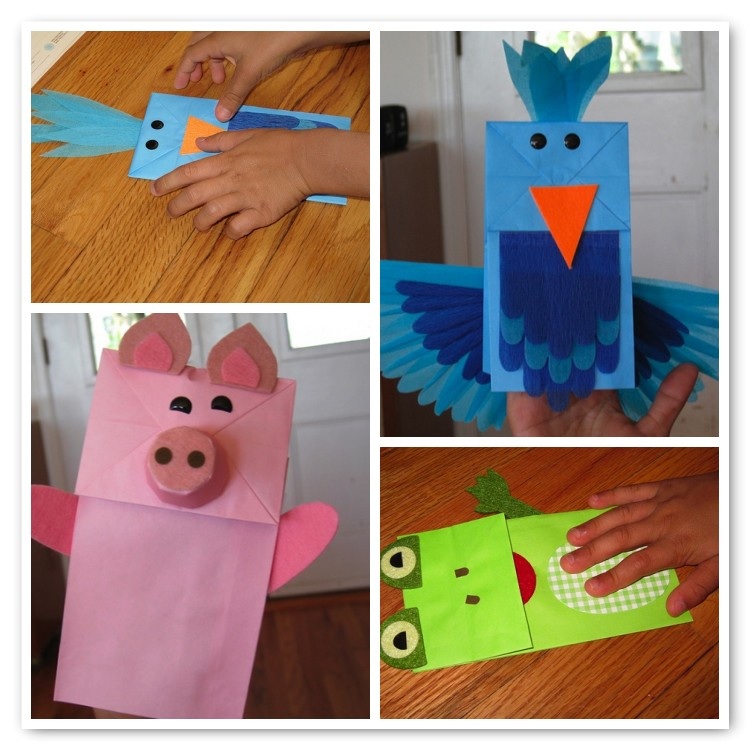 make a paper puppet