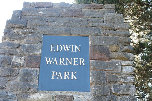 Edwin Warner Park sign