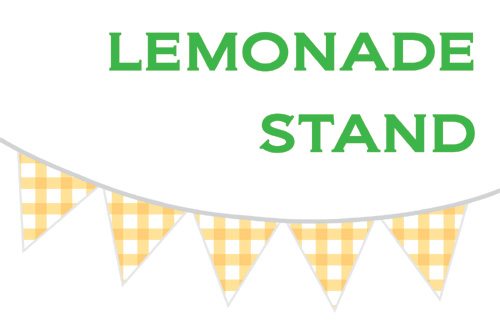 Open The Cutest Lemonade Stand On