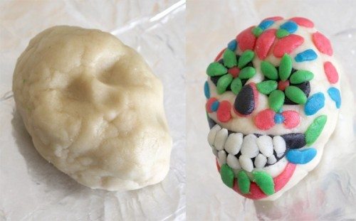 Skull and Monsters Halloween Cookies (how-to) by Lindsay Boardman at Alphamom.com 