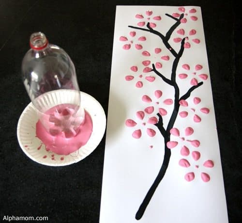 japanese cherry blossom art for kids