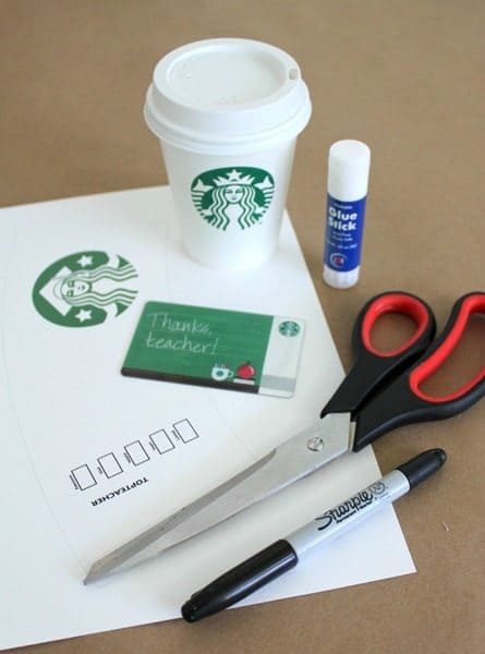 Personalized Starbucks coffee cup: What a teacher's gift!