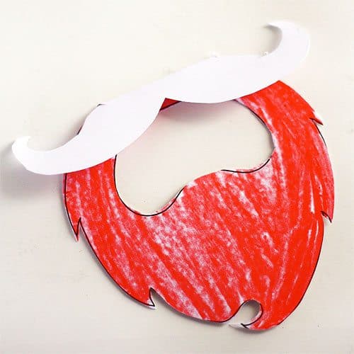 red paper beard