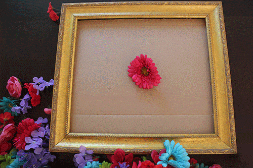 mother's day flower frame gif 