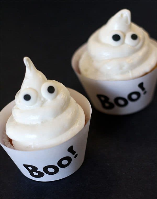 Boo Cupcake Wrappers by Cindy Hopper for Alphamom.com