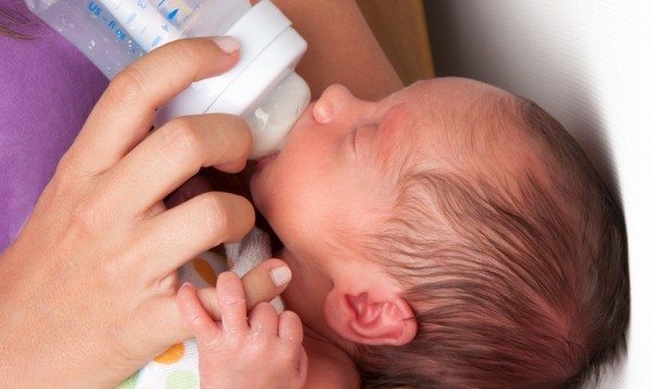 bottle feeding from birth