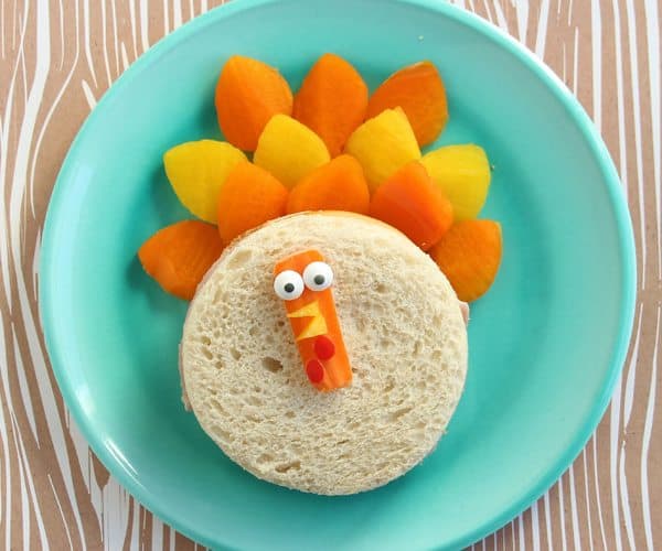Turkey Sandwich Food Craft for Thanksgiving | Alpha Mom