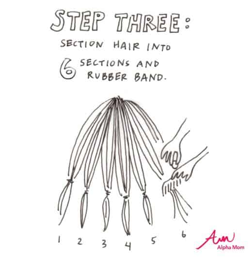 Unicorn Hair DIY (Step 3) by Mir Kamin & Brenda Ponnay for Alphamom.com