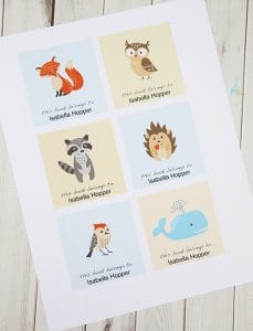 Back-to-School: Free Bookplate Printable | Alpha Mom