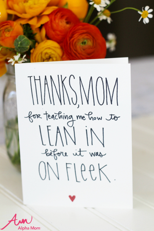 Free printable Mother's Day cards (on fleek)