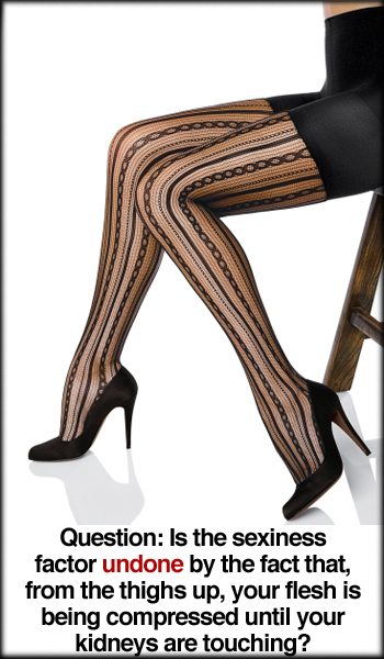 Patterned Tight-End Tights