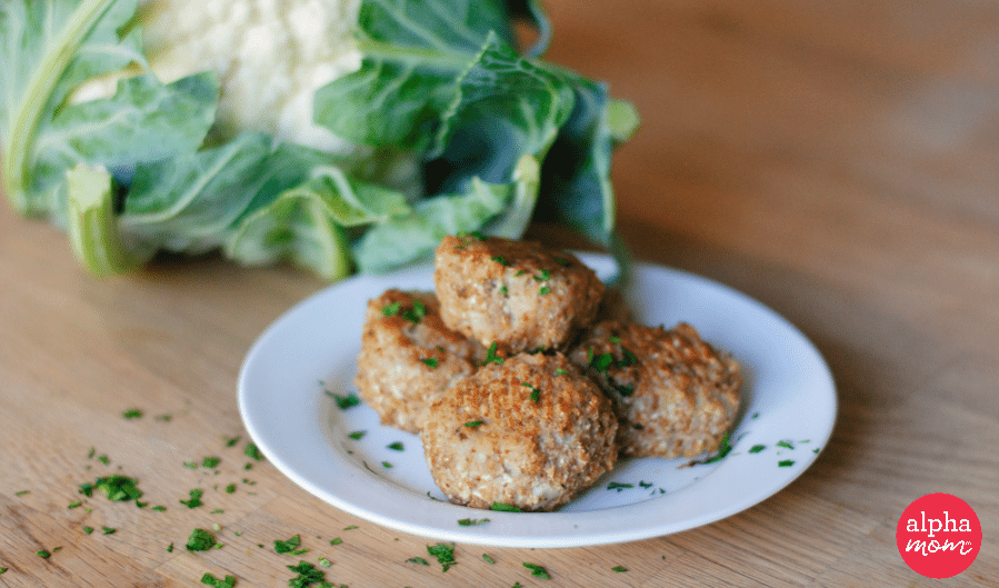 Build a Healthier Nugget for Kids: Double Cauliflower Turkey Nuggets by Amy Storch for Alphamom.com
