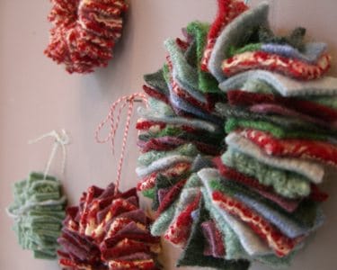 Christmas Felt Ornaments by Ellen Luckett Baker for Alphamom.com