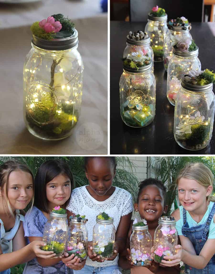 Fairies in a Jar  DIY Glow Stick Fairy Jar Tutorial