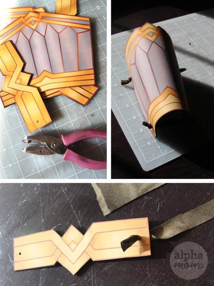 Wonder Woman Costume with DIY Headband, Cuffs and Armbands! | Alpha Mom