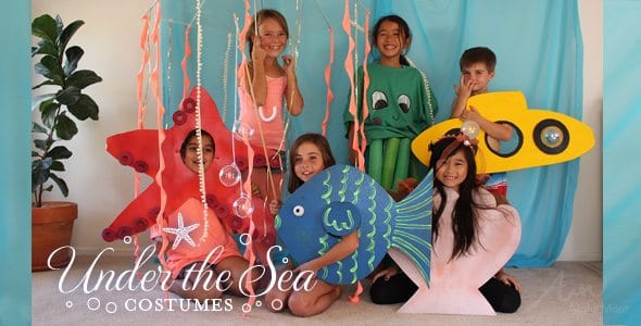 DIY Under-The-Sea Kids' Costumes for Halloween