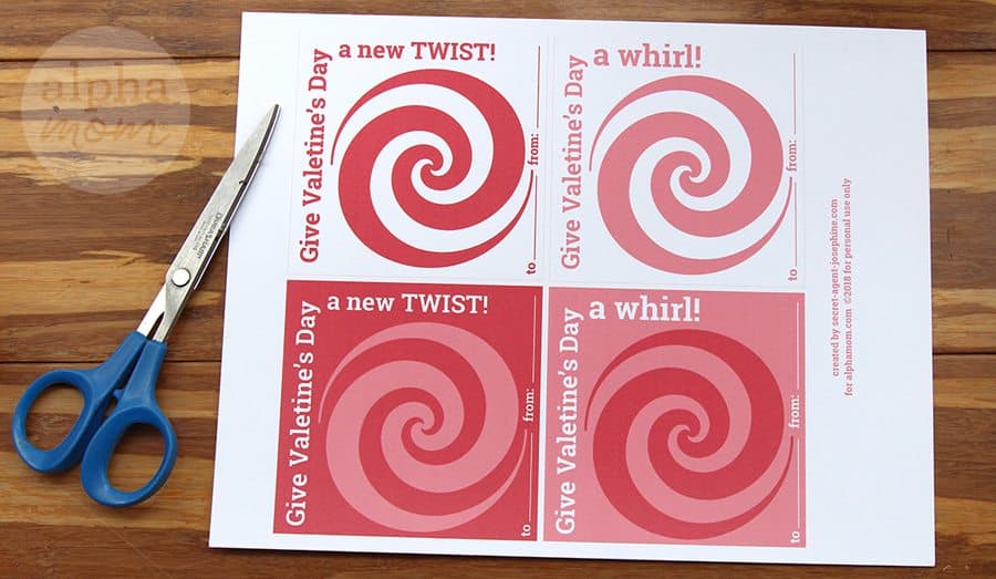 Fidget Spinner Valentine Printable Printable World Holiday