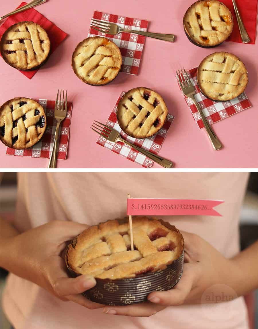Happy Pi Day Printable Flags! (pies and flags) by Brenda Ponnay for Alphamom.com