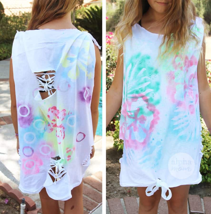 Show Kids How to Make T-Shirt Swimsuit Cover-Ups | Alpha Mom