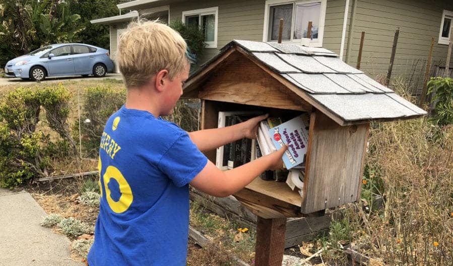 Little Free Library: Stock your local ones with your book purges #summer #BookDonations #SpringCleaning #OutdoorActivities #KidActivities