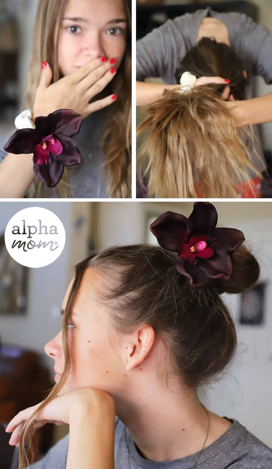 5 Ways To Wear A Scrunchie, Hair Tutorial