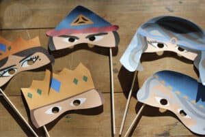 Free Purim Face Mask Printables | Alpha Mom